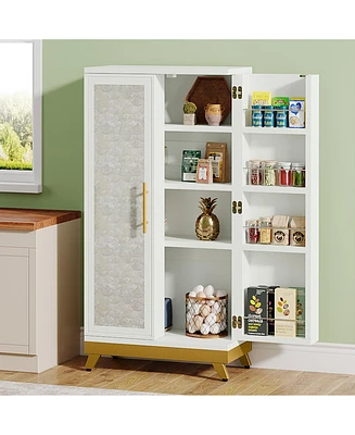 Tribesigns Kitchen Pantry Storage Cabinet, 4