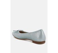 Rag & Co Agshin Metallic Ballet Flats