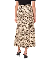 Vince Camuto Women's Animal-Print Pull-On Midi Skirt