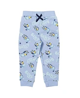 Bluey Little Boys Fleece Zip Up Hoodie and Jogger Pants Set