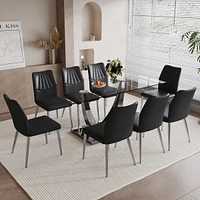 Streamdale Furniture Table and chair set.Contemporary