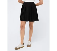 Kenneth Cole Women's Quantum Stretch Pull-On Pleated Skirt