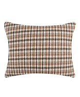 Levtex Lodge Toile Plaid Decorative Pillow, 14" x 18"