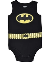 Justice League Baby Boys Batman Superman The Flash 5 Pack Bodysuits Newborn to