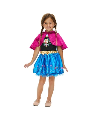 Disney Little Girls Frozen Princess Anna Elsa Fur Dress to