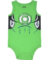 Dc Comics Justice League Green Lantern The Flash Superman Baby 5 Pack Bodysuits Newborn to Infant