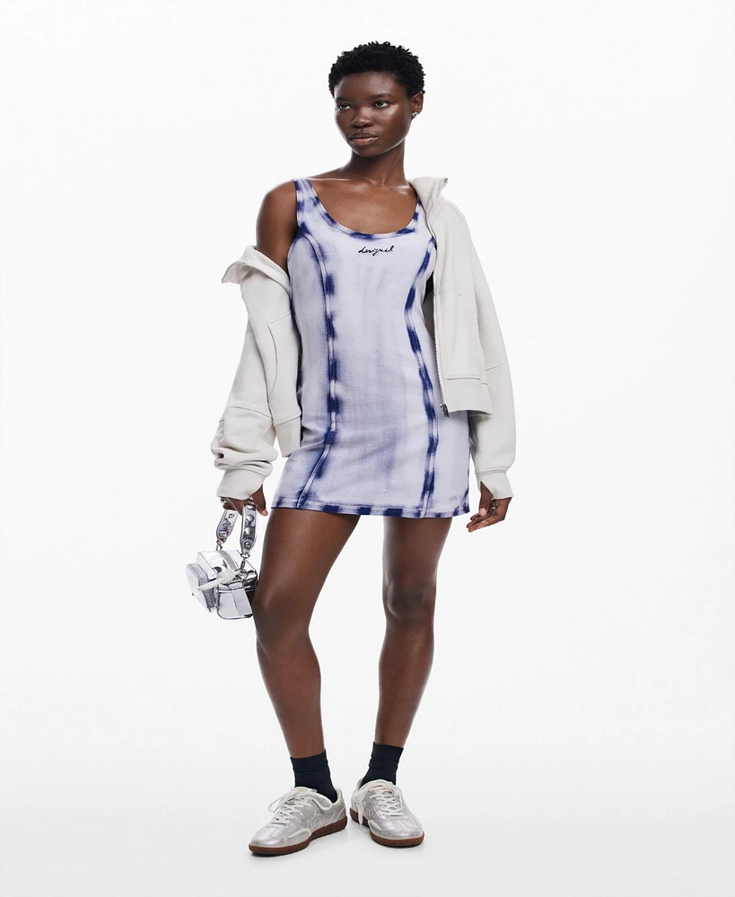 Desigual Women's Washed-effect denim dress