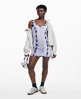 Desigual Women's Washed-effect denim dress