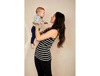 Bshirt Maternity Nursing Rib Racer Vest