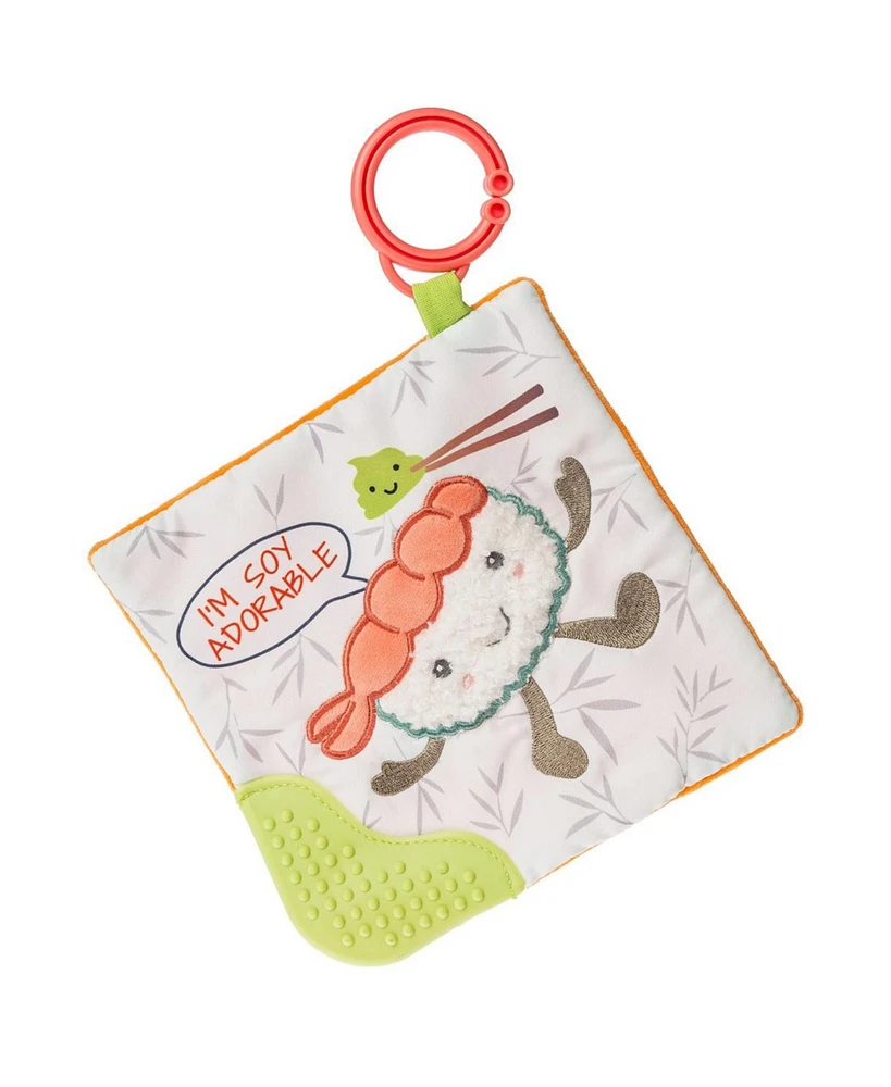 Mary Meyer Crinkle Teether Toy with Baby Paper and Squeaker, Sweet Soothie Sushi - Assorted Pre