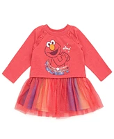 Sesame Street Toddler Girls Elmo French Terry Dress