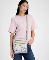 Giani Bernini Winter Floral North South Small Crossbody, Created for Macy's