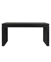 Convenience Concepts Wood Console Table/Desk with Real Wood Beads Decoration