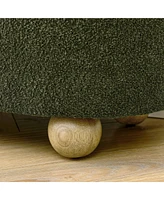 Storage Ottoman Bench, Upholstered End of Bed Ottoman Bench with Storage and Seating, Large Blanket Storage Bench for Foot Rest in Bedroom, Living Roo