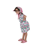 Dress Up America Floral Print Granny Costume Set