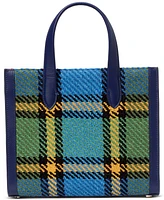 kate spade new york Manhattan Grand Plaid Tweed Medium Tote