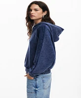 Desigual Women's Washed effect hoodie