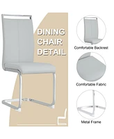 Simplie Fun Table and chair set.a rustic industrial rectangular Mdf black dining table with Mdf desktop and electroplated silver metal legs.Paired wit