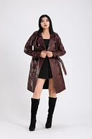 Furniq Uk Women's Cropped Leather Jacket, Created for Macy's