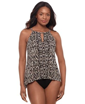 Miraclesuit Womens Topkapi Peephole Tankini Top Bottoms