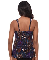 Miraclesuit Women's Tapiz Dazzle Underwired Tankini Top