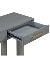 Elegant Console Table with Three Drawers, Extra Long Entryway Table for Entryway, Hallway, Living Room, Foyer, Corridor