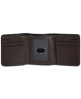 Cole Haan Men's Leather Trifold Wallet with Contrast Color Edge
