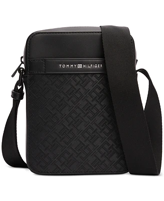 Tommy Hilfiger Men's Th Monogram Reporter Bag