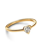 Pandora Talisman Lab-Grown Diamond Heart Ring