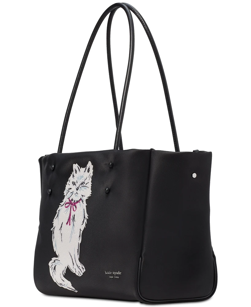 kate spade new york Whiskers Crystal Embellished Large Everything Tote