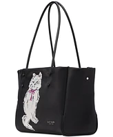 kate spade new york Whiskers Crystal Embellished Large Everything Tote