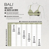 Bali Double Support Spa Closure Wireless Bra 3372