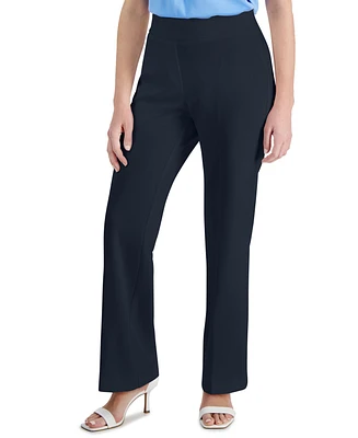 Ak Anne Klein Women's Pull-On Slash Pocket Pants