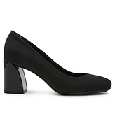 Anne Klein Women's Graham Round Toe Block Heel Pumps