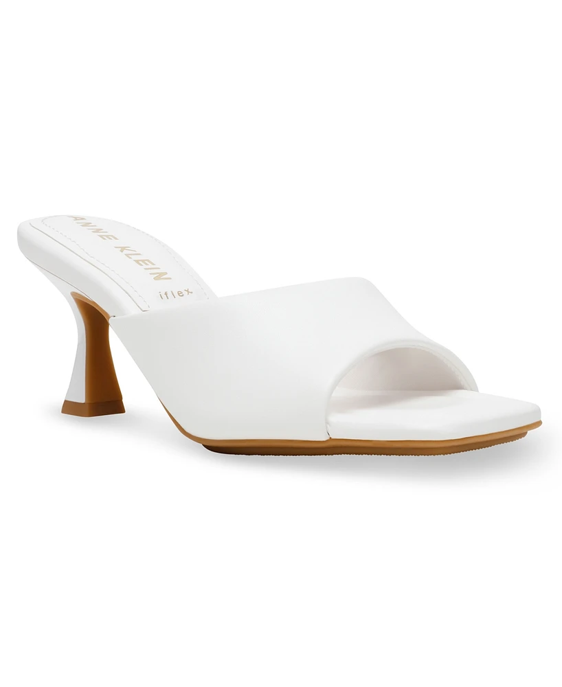 Anne Klein Women's Jerilyn Square Toe Mule Dress Sandals