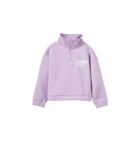 Cotton On Girls Little/Big Naomi Half Zip Pullover