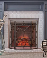 Simplie Fun Premium Fire Screen: Protect Your Home From Sparks And Embers