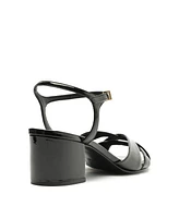 Schutz Women's Keefa Mid-Block Heel Sandals