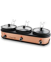 MegaChef Triple Quart Slow Cooker and Buffet Server
