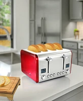MegaChef 4 Slice Stainless Steel Toaster