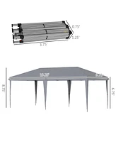 Streamdale Furniture 10' x 20' Pop Up Canopy Tent, Heavy Duty Tents for Parties, Outdoor Instant Gazebo Sun Shade Shelter with Carry Bag, for Catering