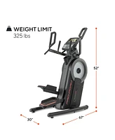 ProForm Trainer H7 iFIT-enabled Elliptical with 7” Touchscreen and Built-In Fan