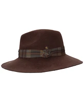 Lauren Ralph Lauren Felted Wool Fedora Hat with Printed Band