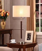Carter Wood Led Table Lamp Bundle (26"), Bulbs Included