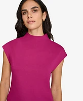 Calvin Klein Petite Mock-Neck Top