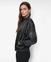 Dkny Women's Organza Zip-Up Jacket