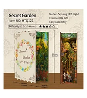 Flash Popup Diy 3D Book Nook Kit Secret Garden 80pcs
