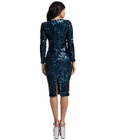 Dress the Population Women's Emmalyn Sequined Cocktail