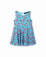 Desigual Girls Floral tulle dress