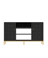 Boyel Living Stylish Multifunctional Tv Stand with Ample Storage and Elegant Design